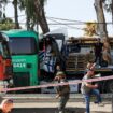 One killed and more than 30 injured as truck rams into bus stop near Tel Aviv