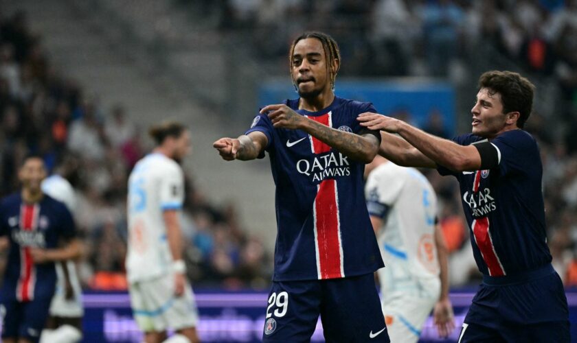 Le PSG écrase l'OM dans le Classique et s'envole en tête de la Ligue 1