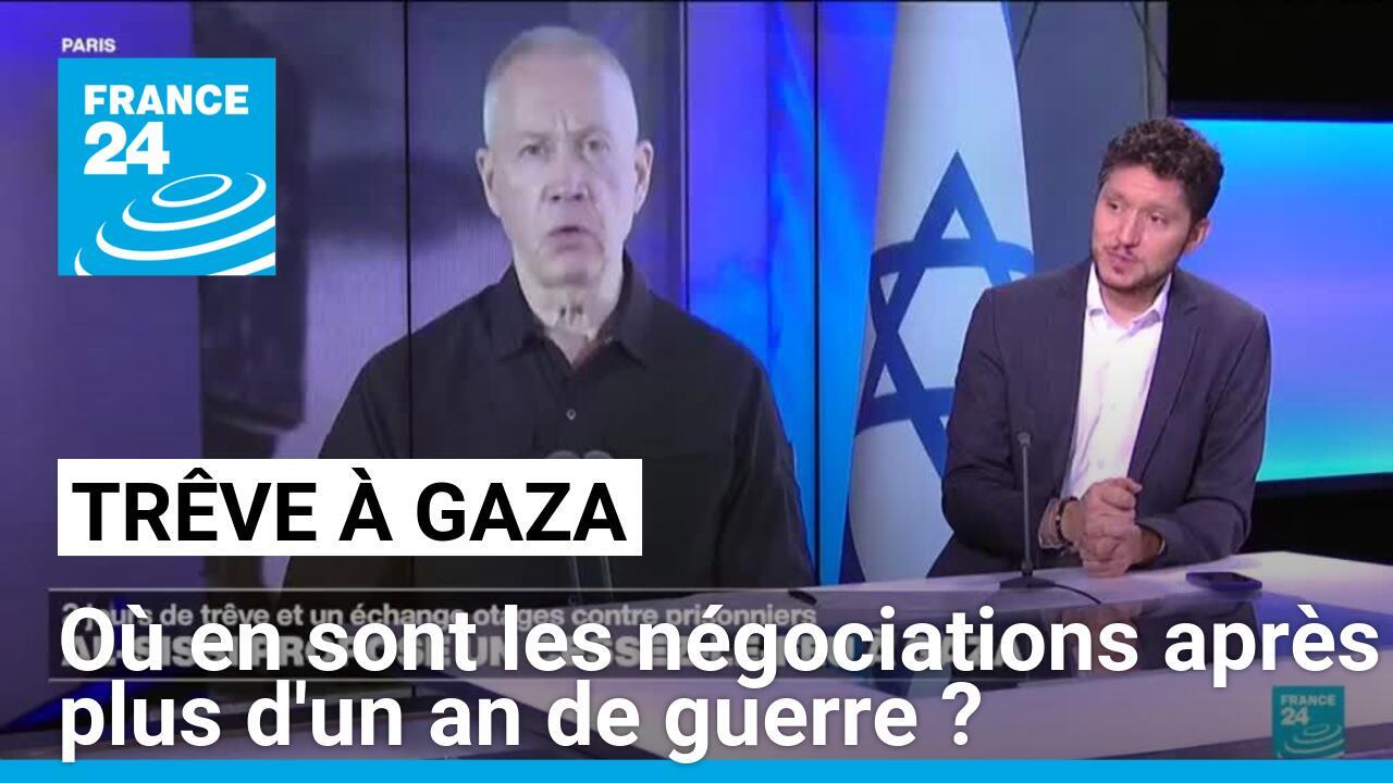 Trêve à Gaza : où en sont les négociations après plus d'un an de guerre ?