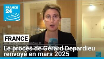 France : le procès de Gérard Depardieu renvoyé en mars 2025