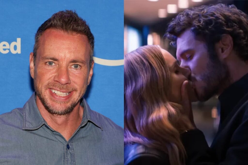 Dax Shepard reacts to wife Kristen Bell’s kiss with co-star Adam Brody: ‘Didn’t know she could kiss like that’