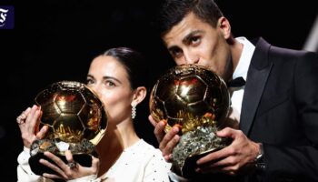 Gala in Paris: Höchste Auszeichnung für Fußballer: Ballon d'Or für Rodri und Bonmatí