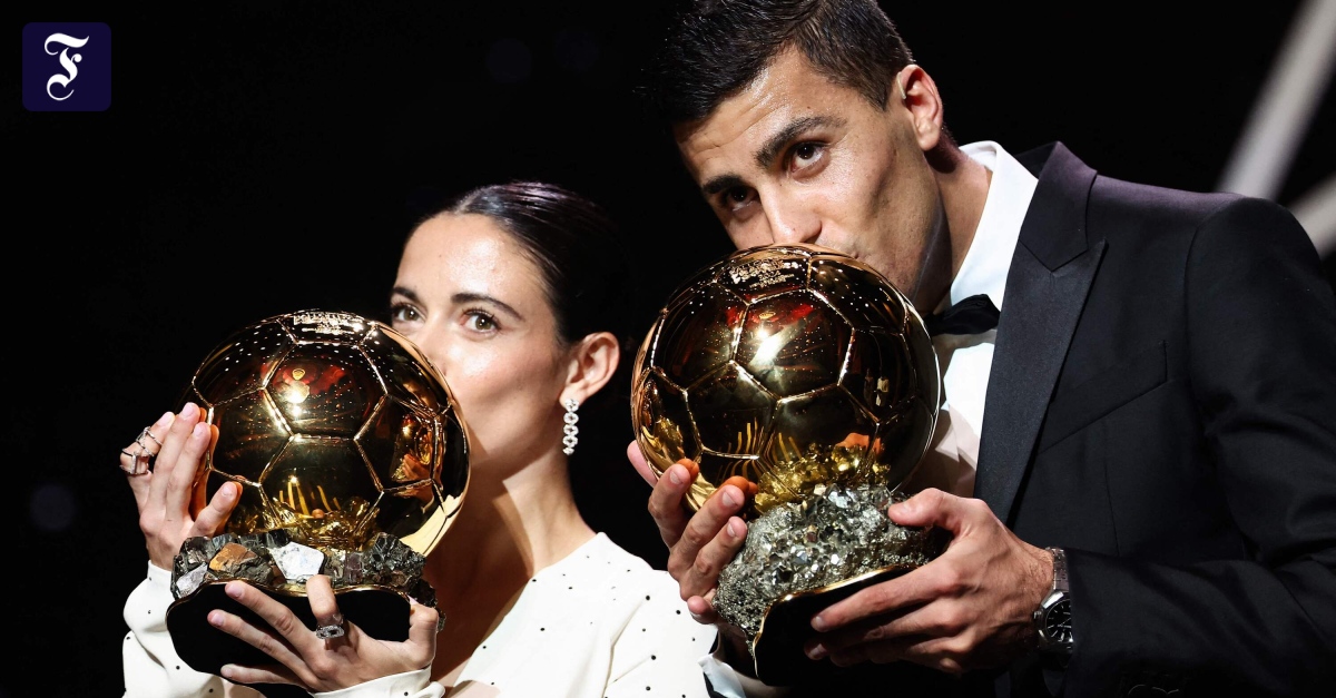 Gala in Paris: Höchste Auszeichnung für Fußballer: Ballon d'Or für Rodri und Bonmatí