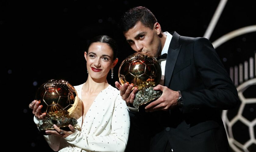 Ballon d'or 2024 : Rodri sacré, Aitana Bonmati réélue… Le palmarès complet de la cérémonie