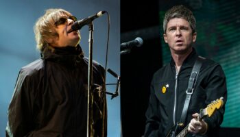 Liam (L) and Noel Gallagher. Pic: AP