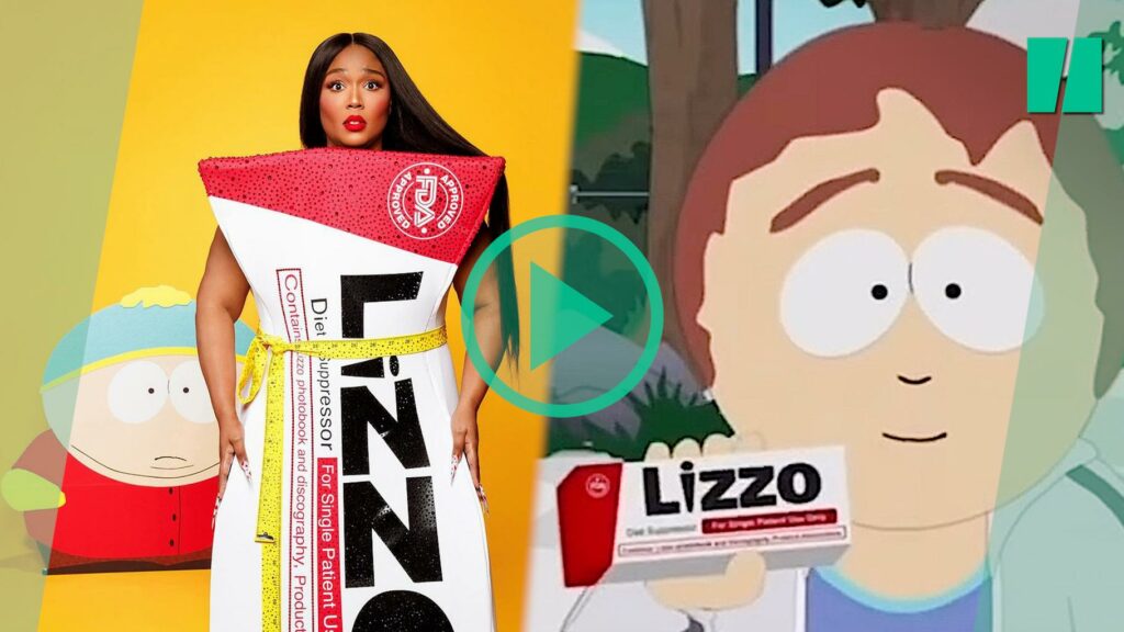 Pour Halloween, Lizzo répond à « South Park » et se déguise en boîte d’Ozempic