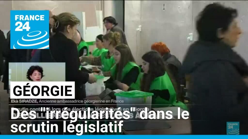 Géorgie : des "irrégularités" dans le scrutin législatif