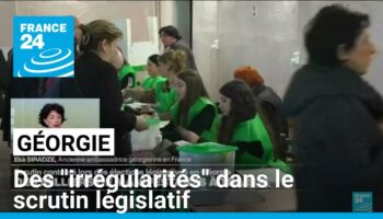 Géorgie : des "irrégularités" dans le scrutin législatif