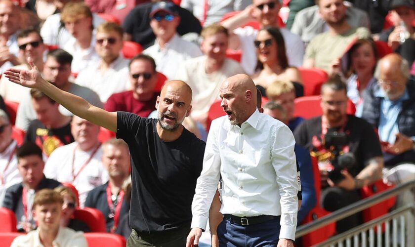 Pep Guardiola reacts to Erik ten Hag’s sacking as Manchester United coach