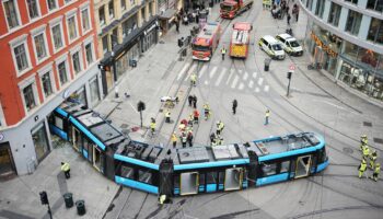 Un tramway fou finit sa course dans un magasin à Oslo, faisant quatre blessés