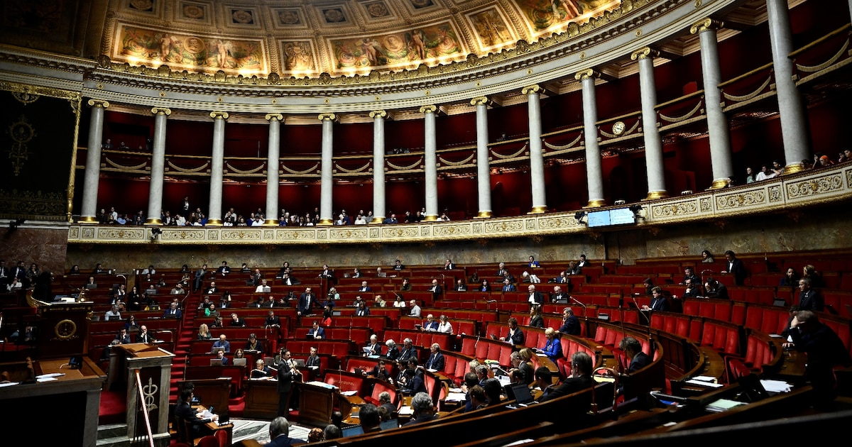 Le ministre du Budget et des Comptes publics, Laurent Saint-Martin, lors d'une séance de débat sur le projet de loi de finances 2025 à l'Assemblée nationale, le 24 octobre 2024 à Paris