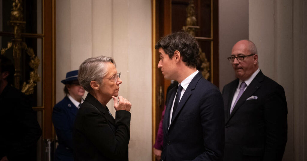 Elisabeth Borne se retire de la course à la direction du parti Renaissance, une «candidature d’union» trouvée avec Gabriel Attal