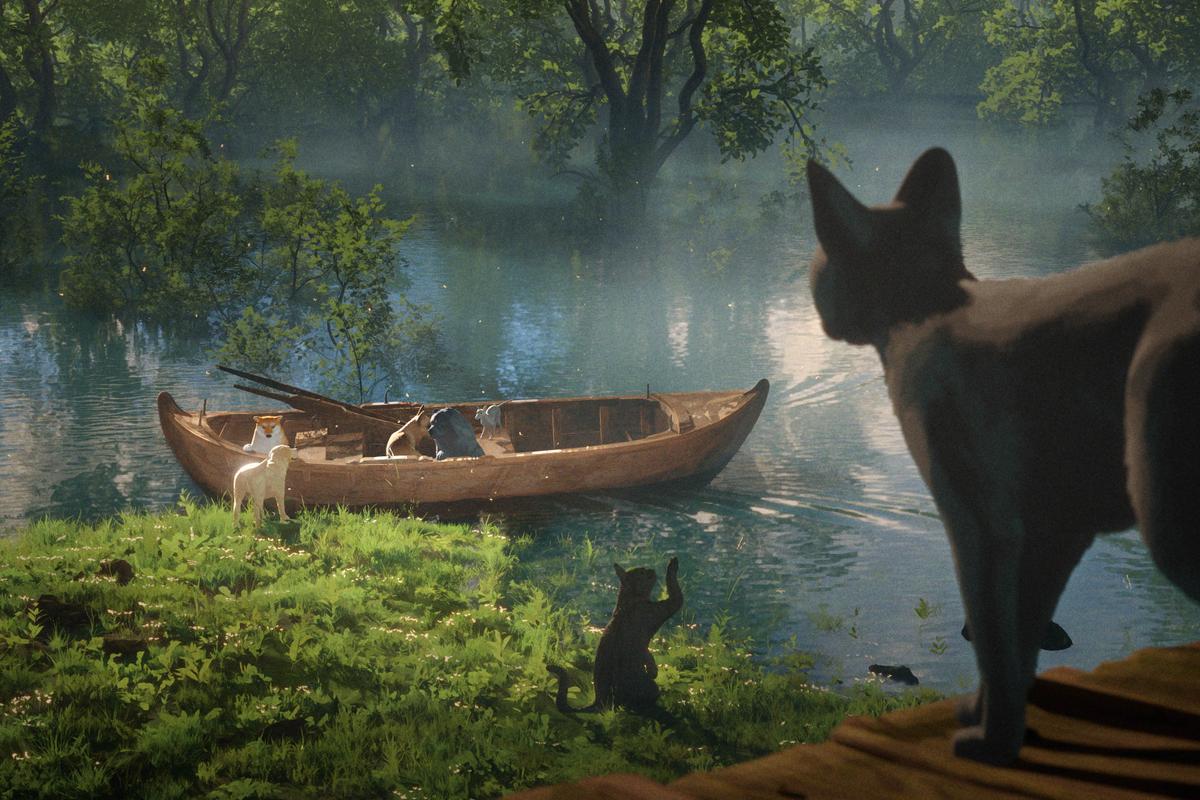 « Flow, le chat qui n’avait plus peur de l’eau » : un film d’animation majestueux et épique