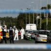 Police at the scene after the stabbings in Southport. Pic: Reuters