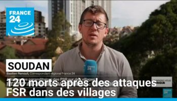 Soudan : 120 morts après des attaques FSR dans des villages