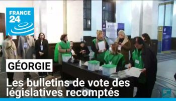 Législatives en Géorgie : les bulletins de vote recomptés