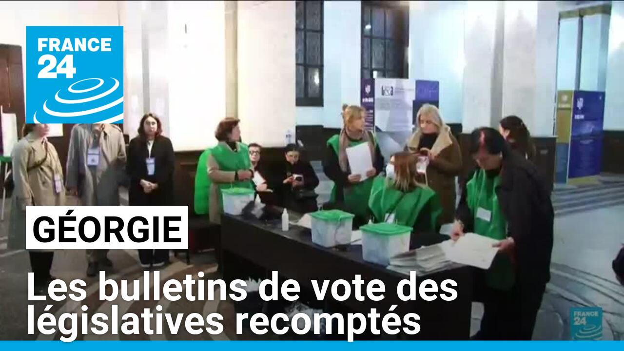 Législatives en Géorgie : les bulletins de vote recomptés