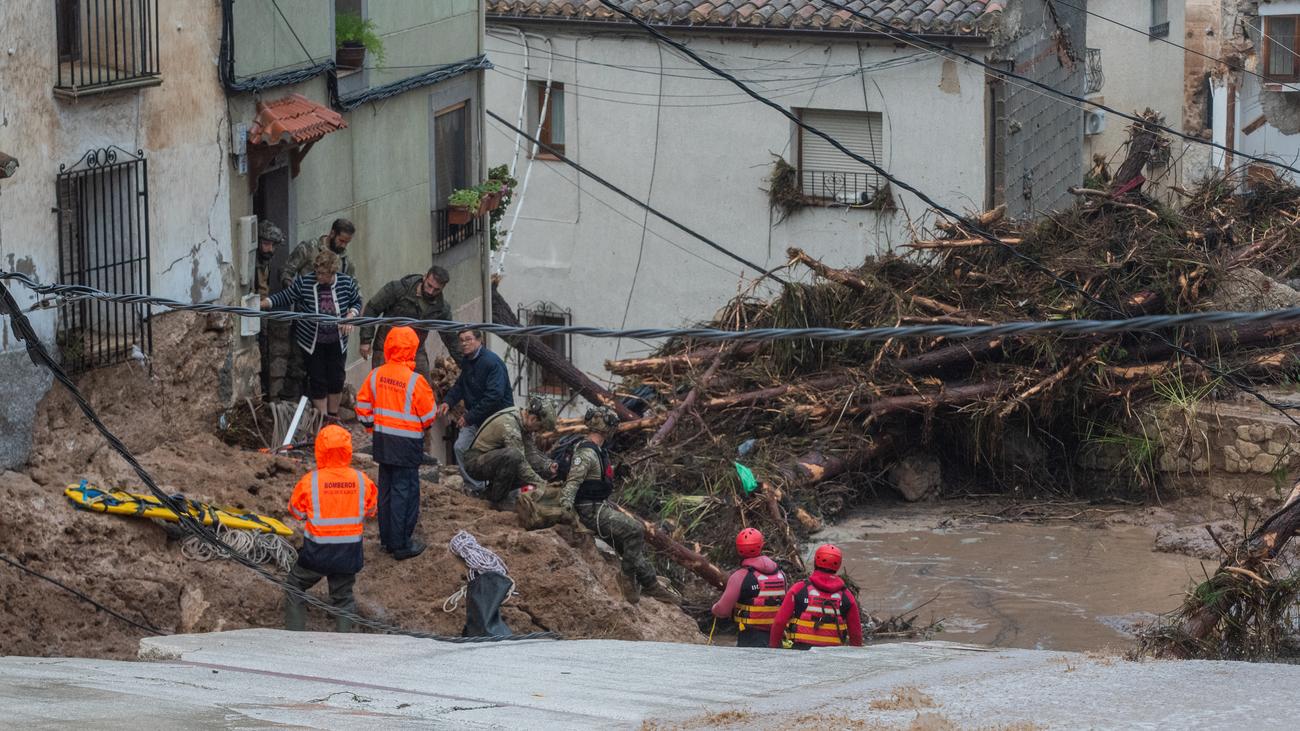 Extremwetter: Sieben Vermisste nach Starkregen und Überschwemmungen in Spanien