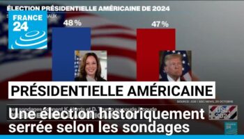 Présidentielle américaine : une élection historiquement serrée selon les sondages