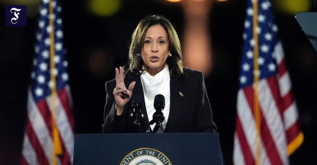 Wahlkampf in Amerika: Kamala Harris’ dramatischer Schlussappell