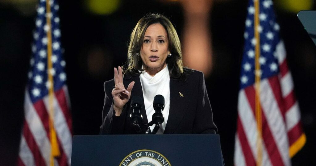 À Washington, Kamala Harris met en garde contre un retour du “tyran” Trump à la Maison-Blanche