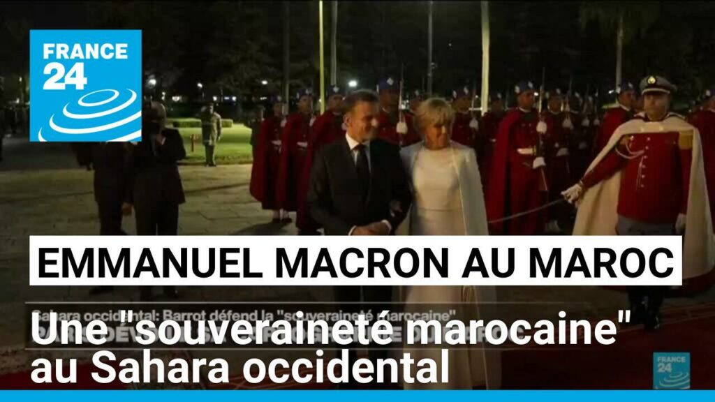 En visite, Emmanuel Macron soutient la "souveraineté" du Maroc au Sahara occidental