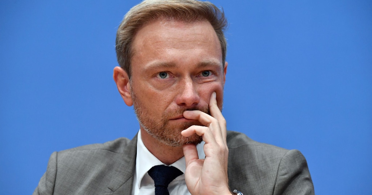 Le président du FDP (libéraux allemands) Christian Lindner à Berlin le 25 septembre 2017