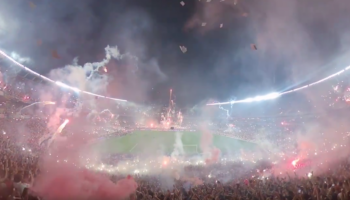 En Argentine, le stade de River Plate s’est transformé en brasier incandescent en Copa Libertadores