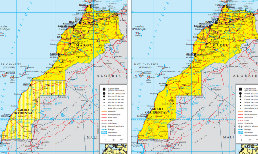 La France a mis à jour sa carte du Maroc, après avoir reconnu la souveraineté du royaume sur le Sahara occidental