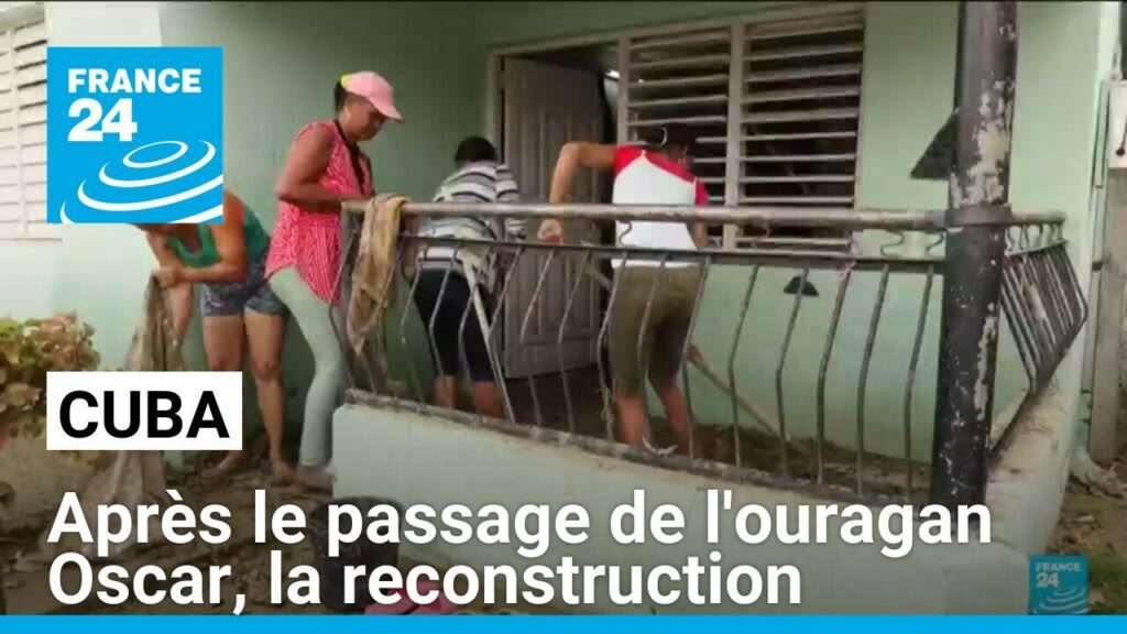 Cuba : après le passage de l'ouragan Oscar, la reconstruction