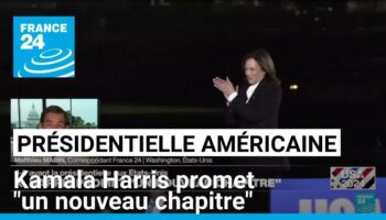 Présidentielle américaine : Kamala Harris promet "un nouveau chapitre"