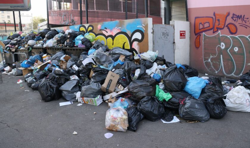 A Marseille, 600 tonnes de déchets s'accumulent après six jours de grève des éboueurs