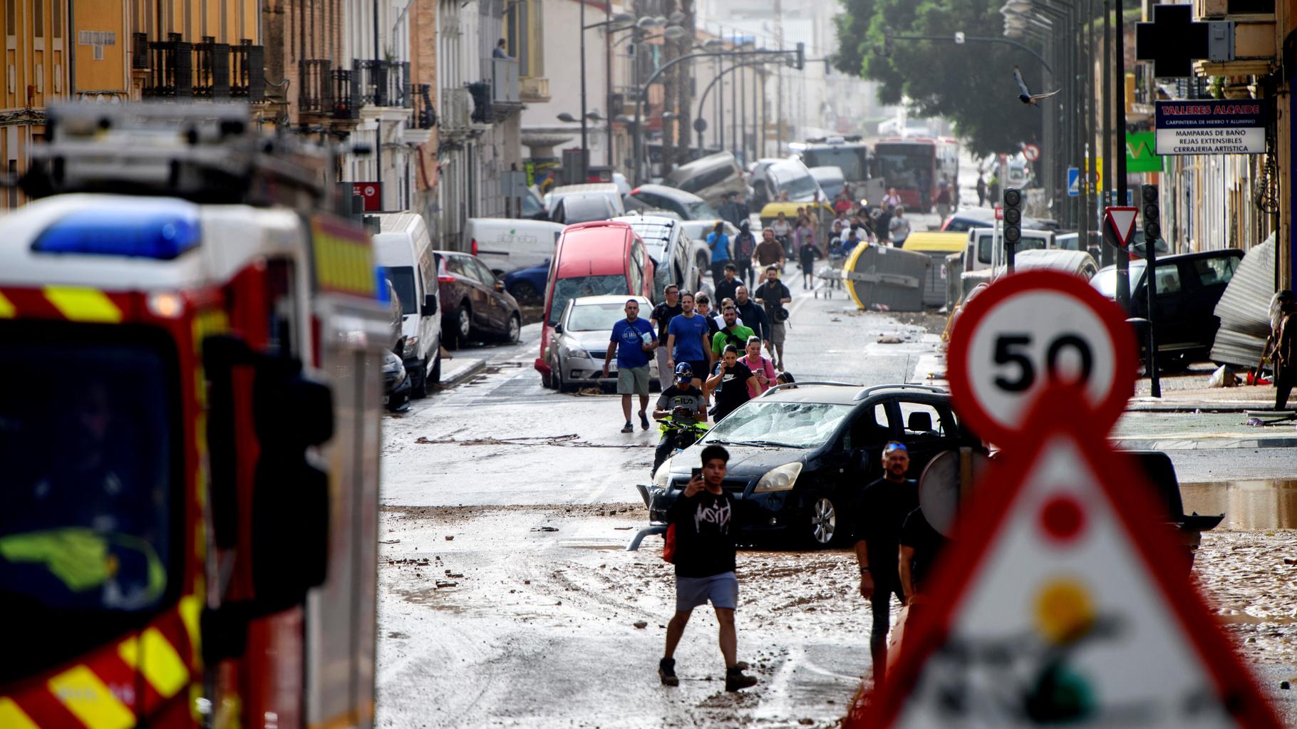 L’Espagne touchée par des inondations terribles, et la pluie n’a pas fini de tomber