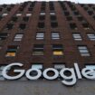 FILE PHOTO: The logo for Google LLC is seen at their office in Manhattan, New York City, New York, U.S., November 17, 2021. REUTERS/Andrew Kelly/File Photo