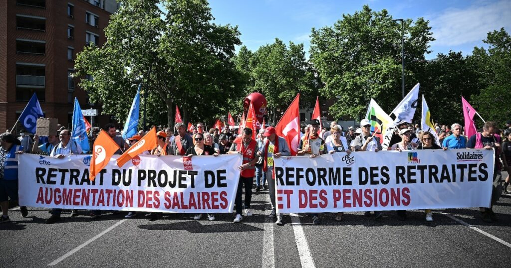 Manifestation contre la réforme des retraites, le 6 juin 2023 à Toulouse