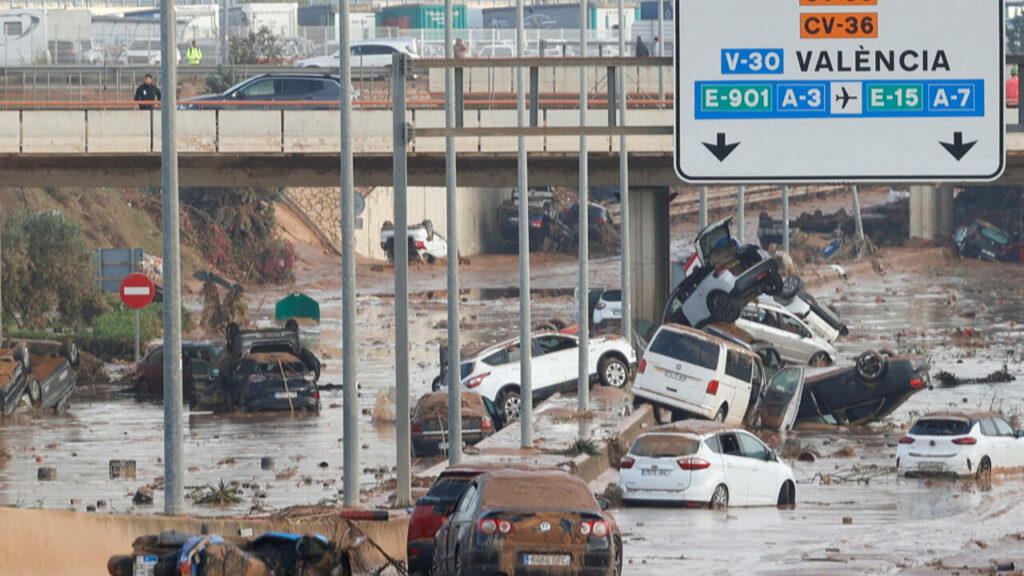 En images : Valence, région du sud de l'Espagne ravagée par les inondations