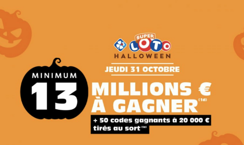 Résultat Loto (FDJ) : le Super tirage d'Halloween de ce 31 octobre 2024, 13 millions d'euros en jeu