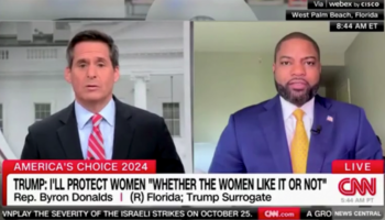 CNN host clashes with GOP lawmaker over Trump saying he'll protect women whether they 'like it or not'