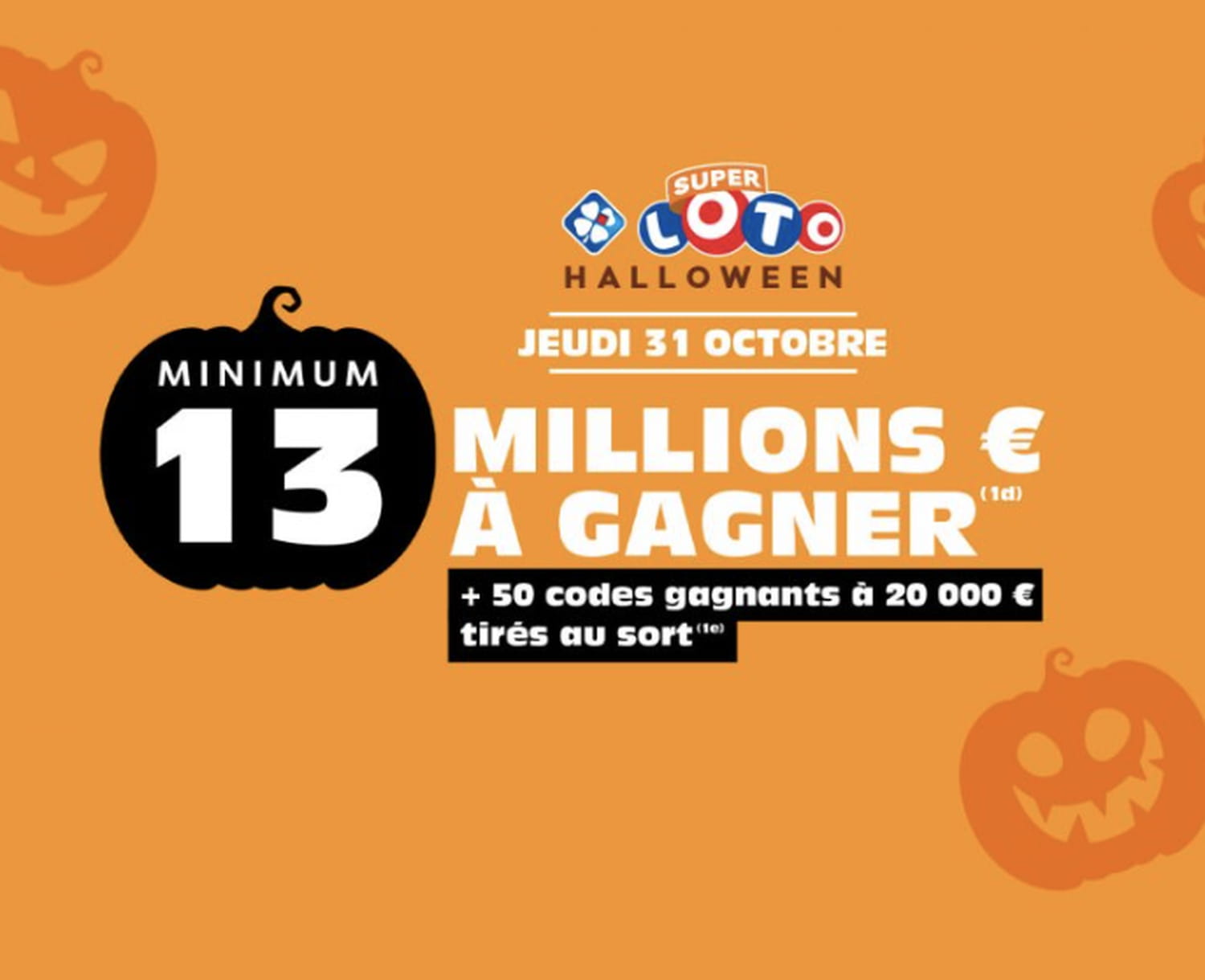 Résultat Loto (FDJ) : le Super tirage d'Halloween de ce 31 octobre 2024 [EN LIGNE]