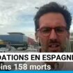 Inondations en Espagne : au moins 158 morts, le Sud-Est toujours en alerte