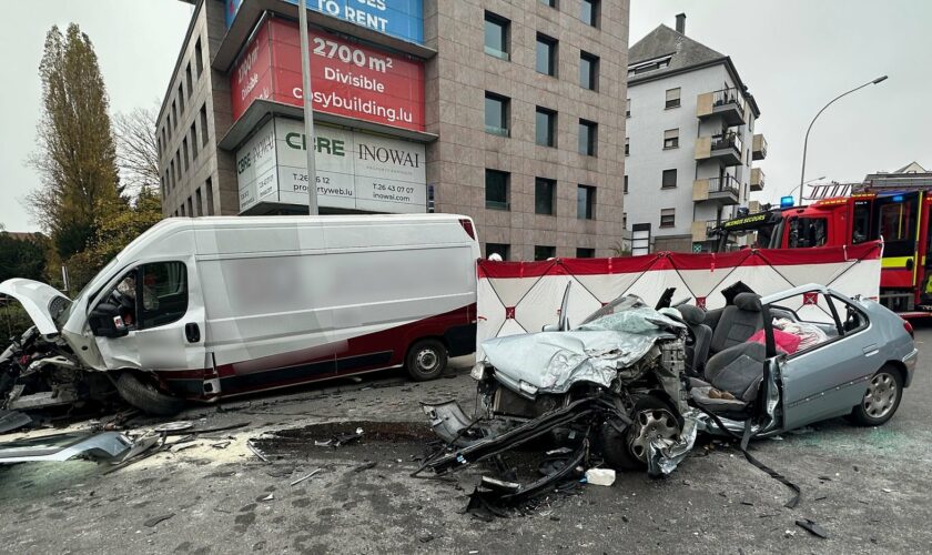 À Luxembourg: Un grave accident s'est produit en pleine ville ce jeudi