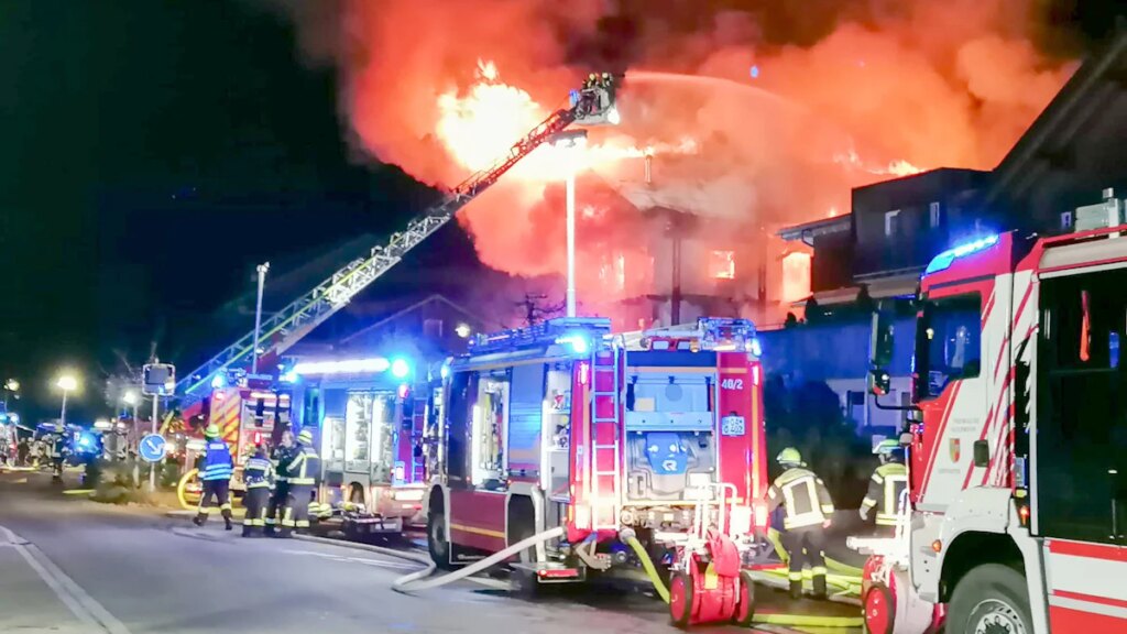 Allgäu: Brand in Haus für Hotelmitarbeiter – fünf Menschen verletzt