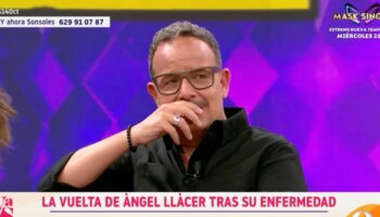 Ángel Llácer se rompe al recordar el infierno de su enfermedad y comunica si volverá a 'Tu cara me suena'