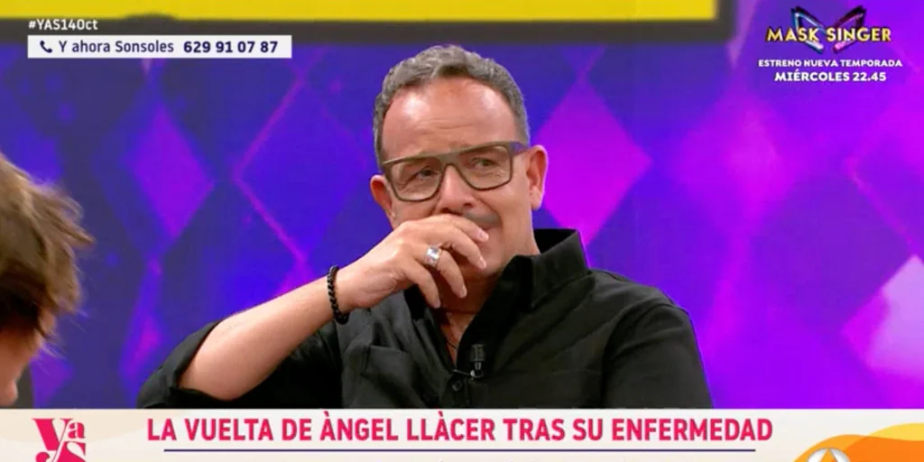 Ángel Llácer se rompe al recordar el infierno de su enfermedad y comunica si volverá a 'Tu cara me suena'