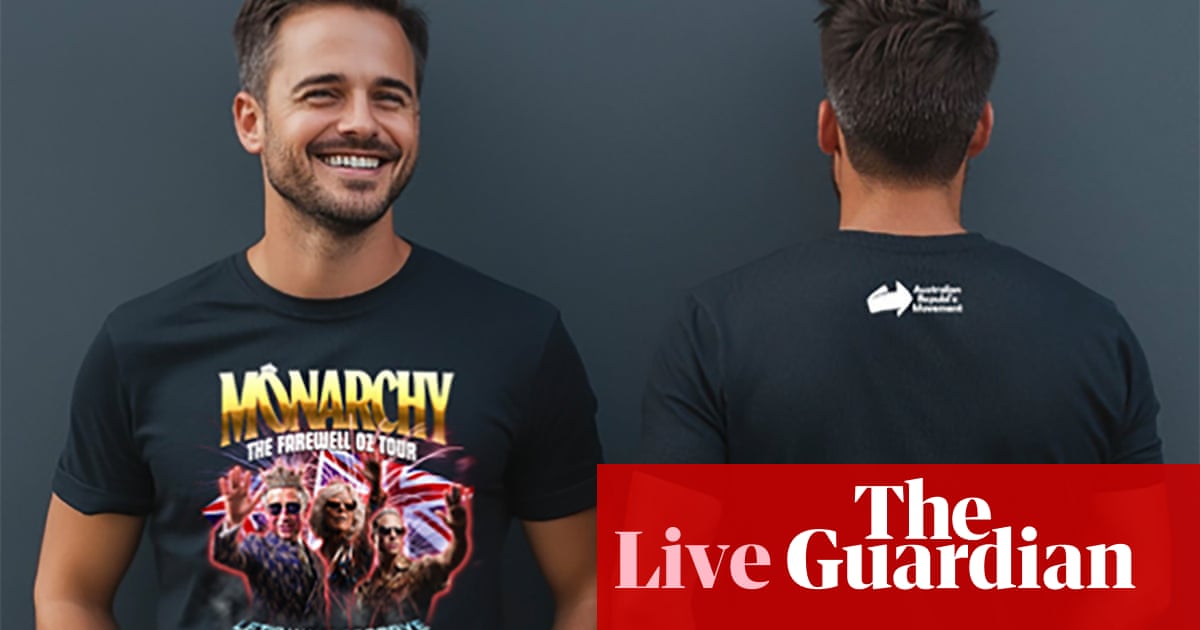 Australia news live: republicans to welcome king’s visit with ‘farewell tour’ T-shirts; Labor commits $95m to prepare for deadly bird flu