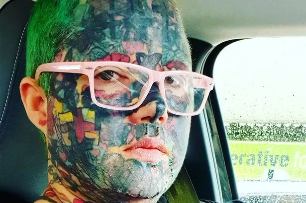 Britain's most tattooed mum forced to hide over Halloween as extreme ink 'scares kids'