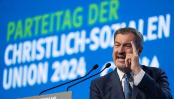 CSU-Parteitag: Söder macht ernst - mit Döner-Hoodies und Attacken auf die Ampel