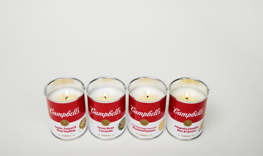 Campbell’s sparks mixed reactions with candles inspired by Thanksgiving side dishes