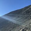 Can you spot the hidden hiker on the side of this Colorado mountain?