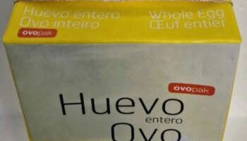 Detectan salmonella en un lote de huevo entero líquido de la marca Ovopack